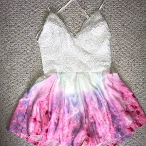 Watercolor Romper
